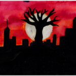 Mimi (Snr Art) mixed media on paper