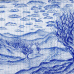 Rupert (Snr Art) pen on paper