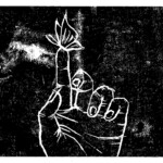 Izzie (Jnr Art) linoprint