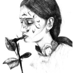 Izzie (Jnr Art) pencil on paper